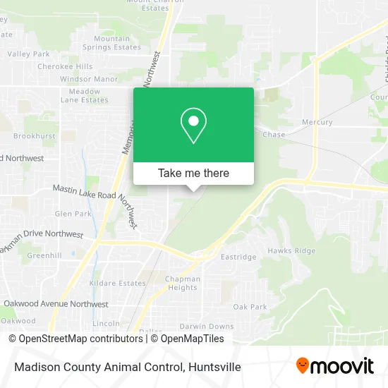 Madison County Animal Control map