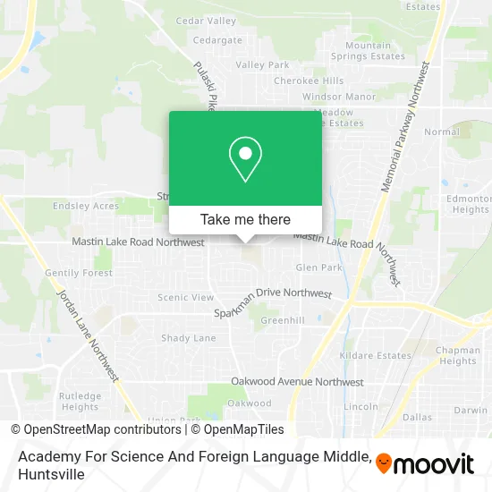 Academy For Science And Foreign Language Middle map