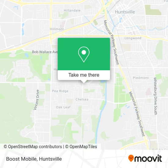 Boost Mobile map