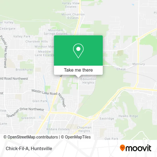 Chick-Fil-A map