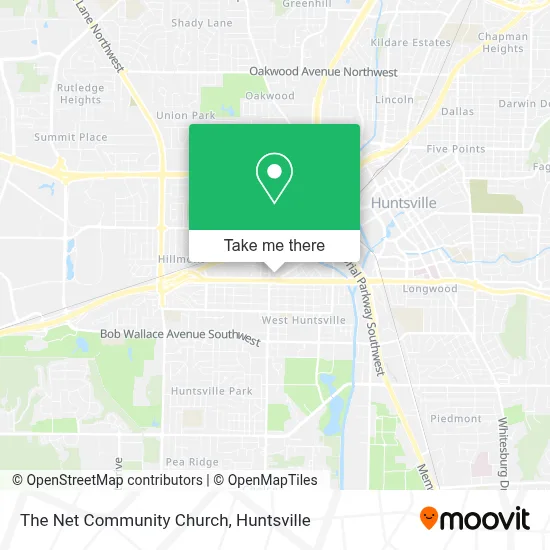 The Net Community Church map