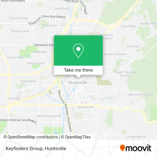 Keyfinders Group map