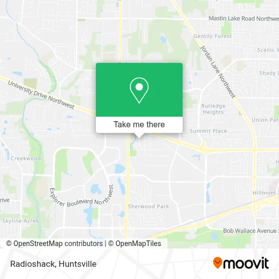 Radioshack map