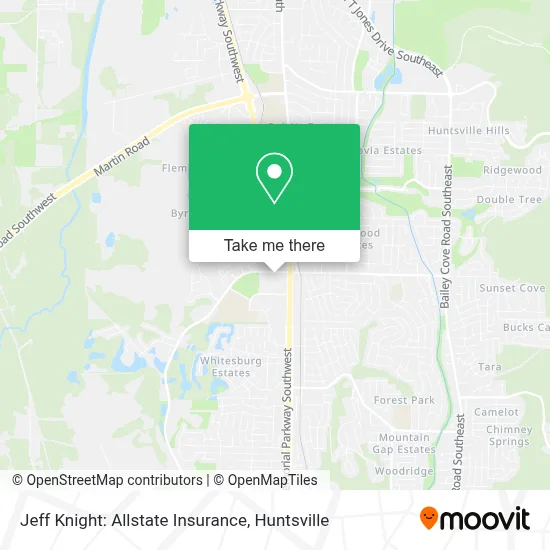 Jeff Knight: Allstate Insurance map