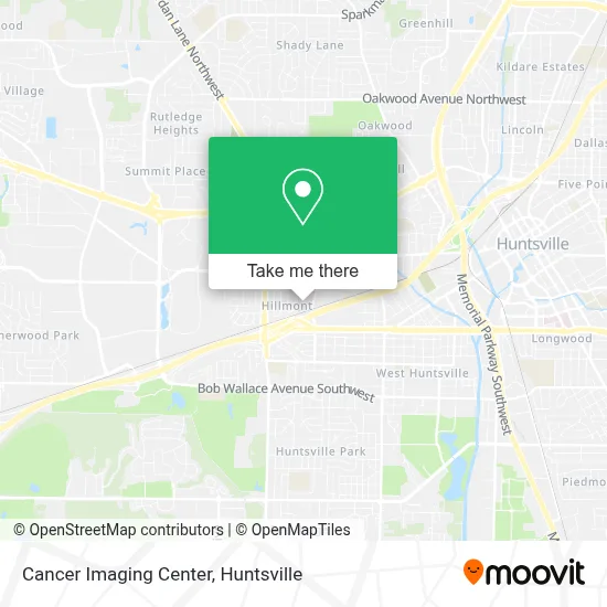 Cancer Imaging Center map