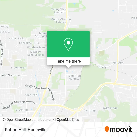 Patton Hall map