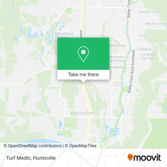 Turf Medic map
