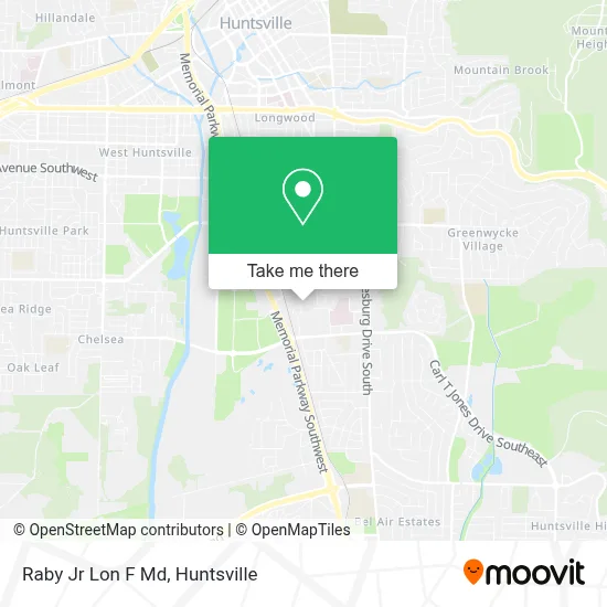 Raby Jr Lon F Md map
