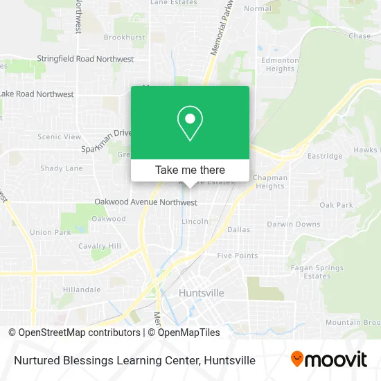 Nurtured Blessings Learning Center map