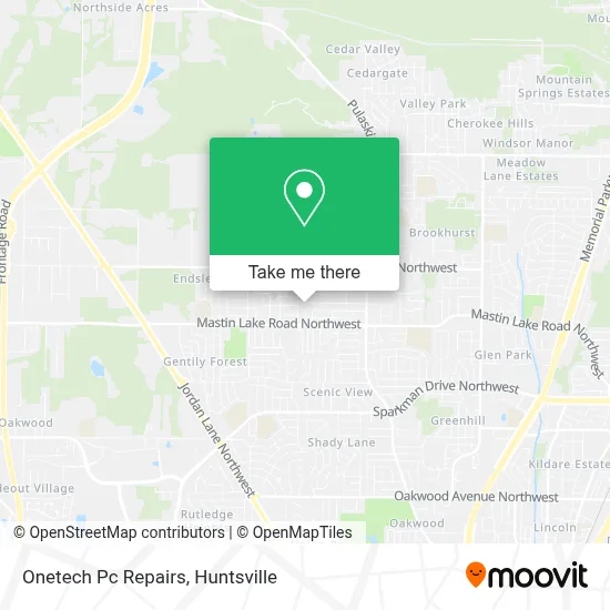 Onetech Pc Repairs map