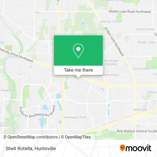 Shell Rotella map