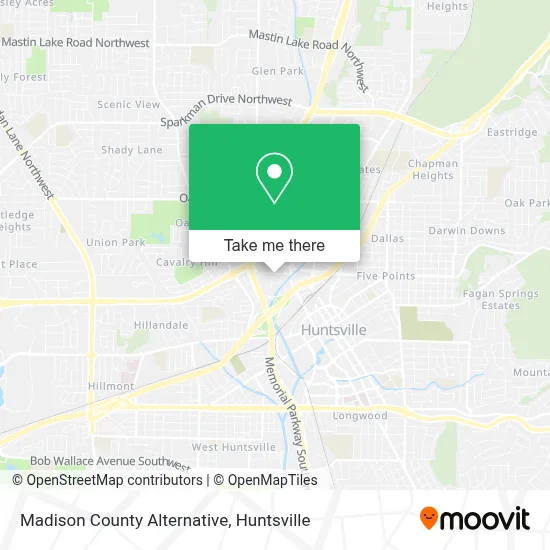Madison County Alternative map