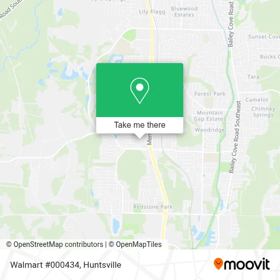 Walmart #000434 map