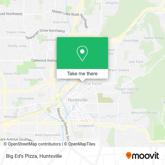 Big Ed's Pizza map