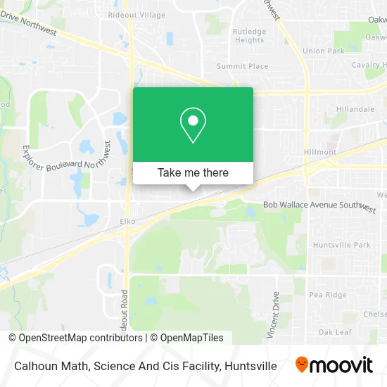 Calhoun Math, Science And Cis Facility map