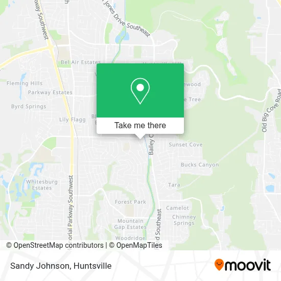 Sandy Johnson map