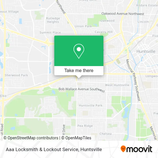 Aaa Locksmith & Lockout Service map