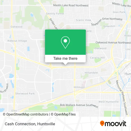 Cash Connection map