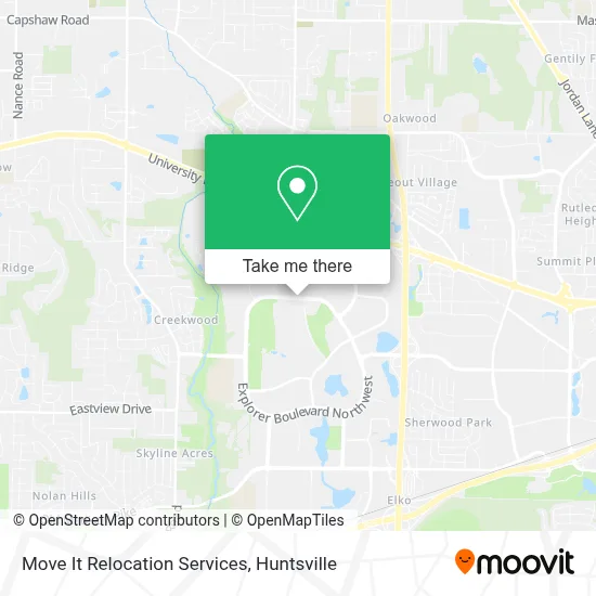 Move It Relocation Services map