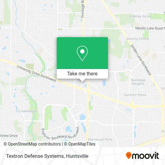 Textron Defense Systems map