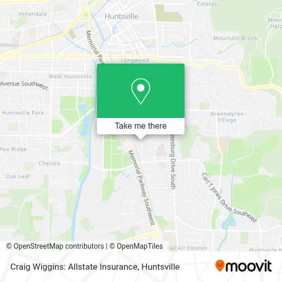 Craig Wiggins: Allstate Insurance map