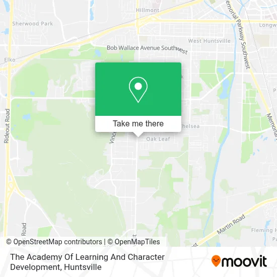 The Academy Of Learning And Character Development map