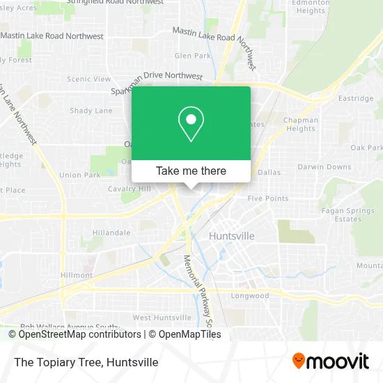 The Topiary Tree map