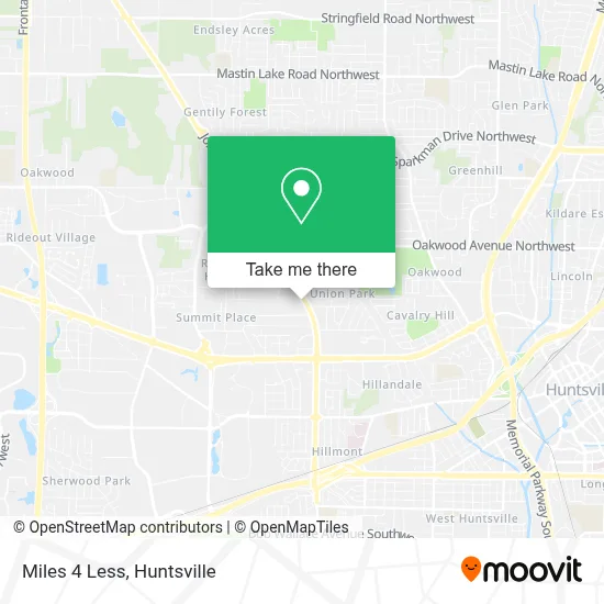 Miles 4 Less map