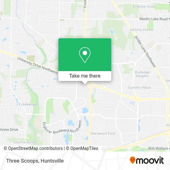 Three Scoops map