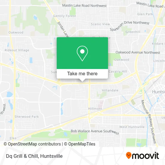 Dq Grill & Chill map
