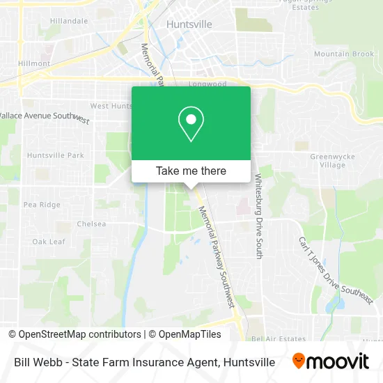 Bill Webb - State Farm Insurance Agent map