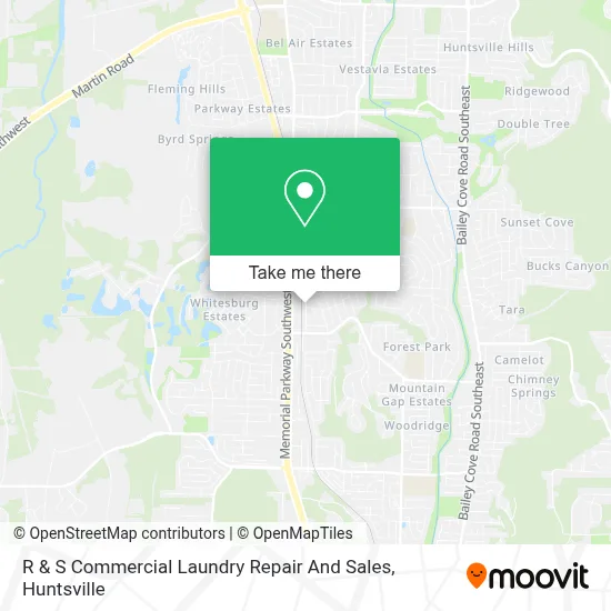 R & S Commercial Laundry Repair And Sales map