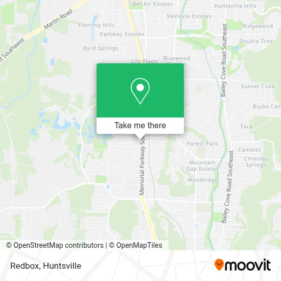 Redbox map