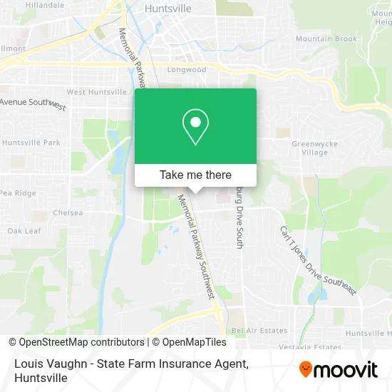Louis Vaughn - State Farm Insurance Agent map