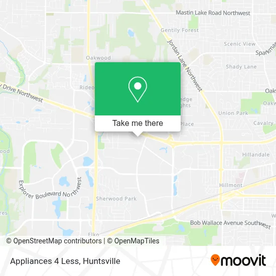 Appliances 4 Less map