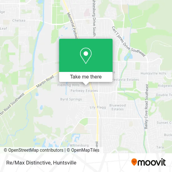Re/Max Distinctive map