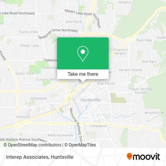 Interep Associates map