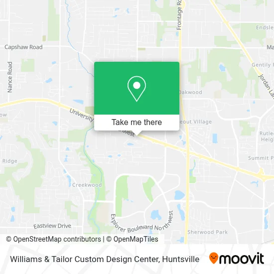 Williams & Tailor Custom Design Center map