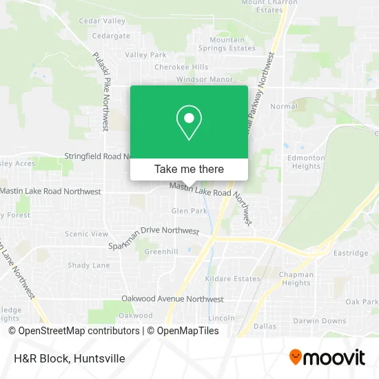 H&R Block map