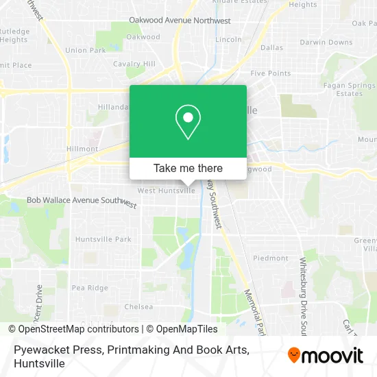 Pyewacket Press, Printmaking And Book Arts map