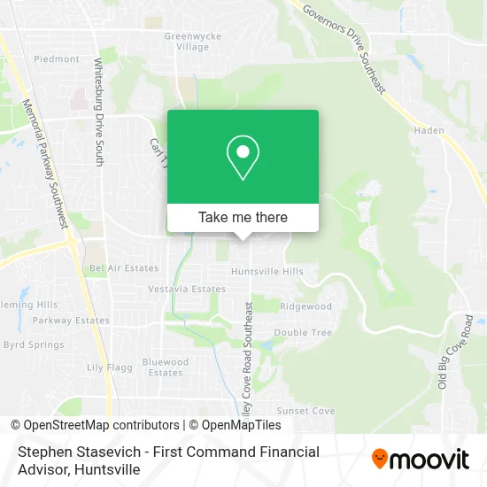 Stephen Stasevich - First Command Financial Advisor map