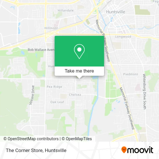 The Corner Store map
