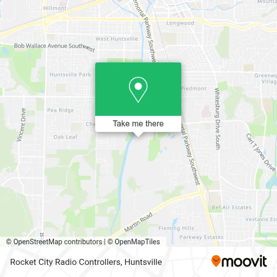 Rocket City Radio Controllers map