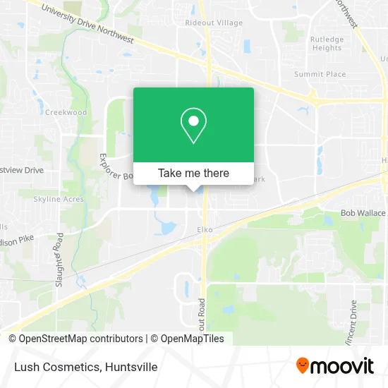 Lush Cosmetics map
