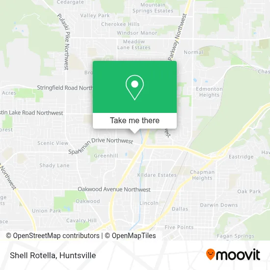 Shell Rotella map