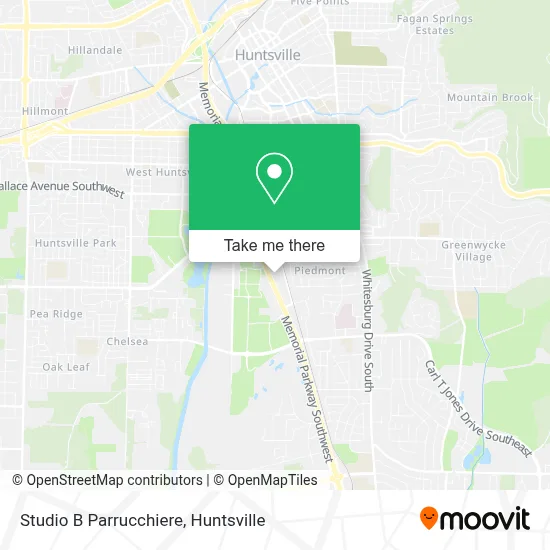 Studio B Parrucchiere map