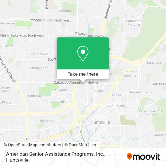 American Senior Assistance Programs, Inc. map