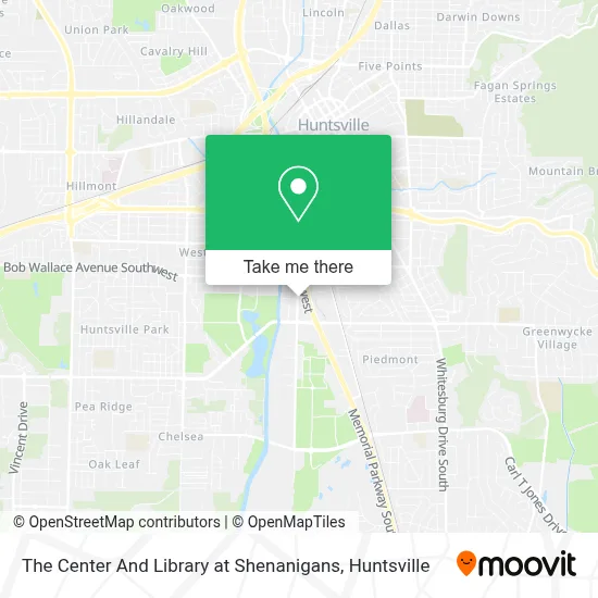 The Center And Library at Shenanigans map