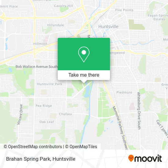Brahan Spring Park map