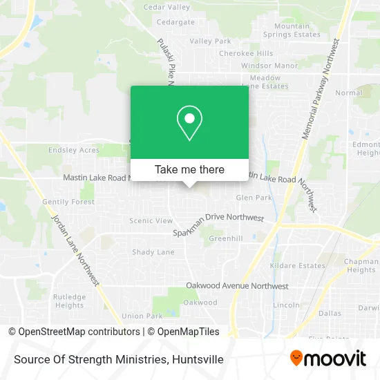 Source Of Strength Ministries map